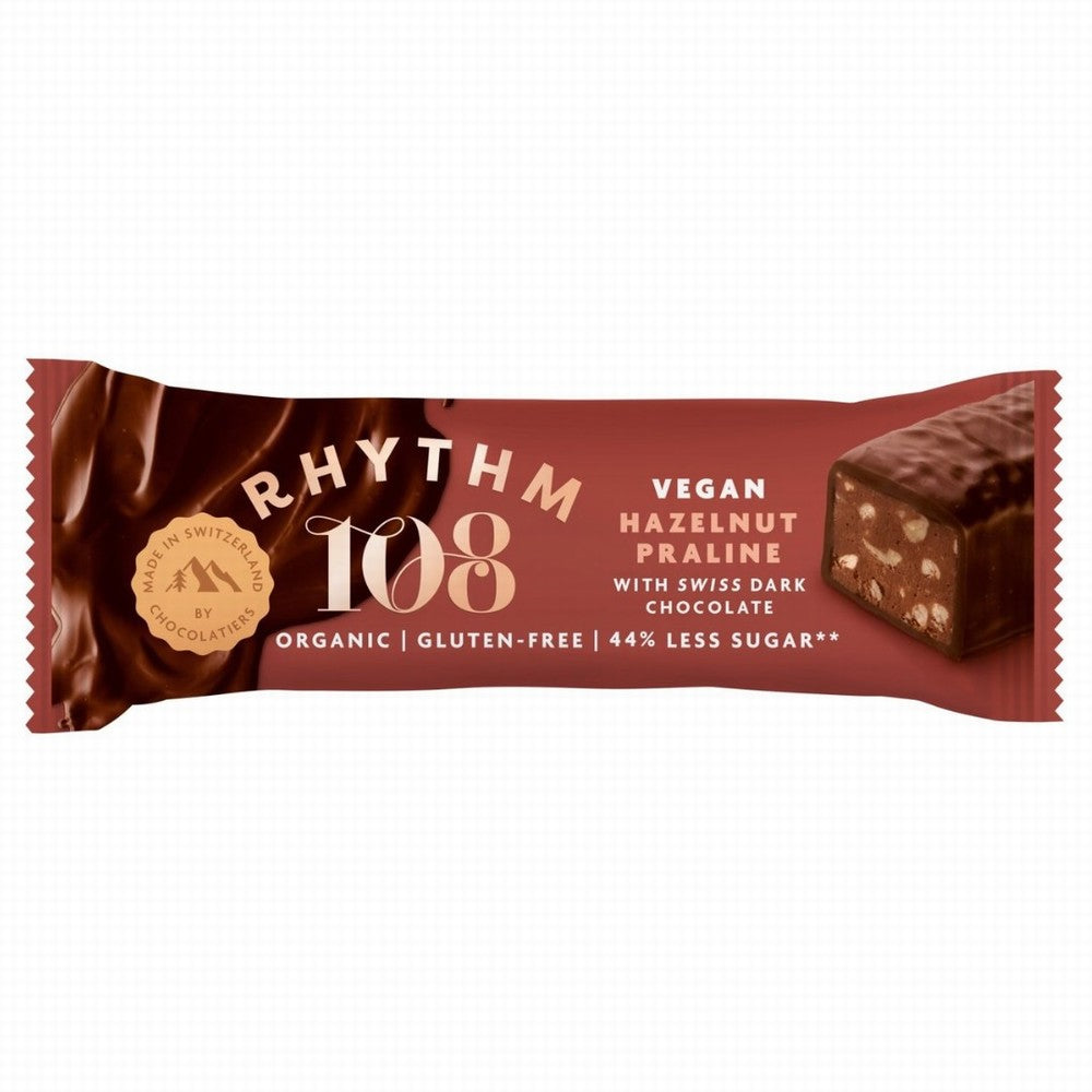 Rhythm 108 Organic Hazelnut Praline Bar