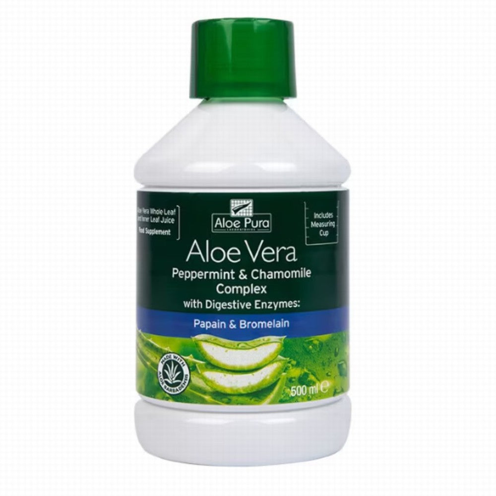 Aloe Pura Aloe Vera Peppermint & Chamomile Digestive Aid