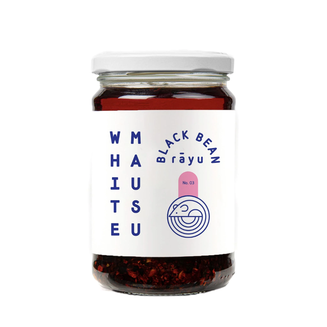 White Mausu Black Bean Rayu 240g