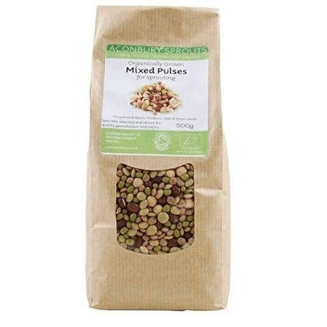 Aconbury Organic Mixed Beans & Pulses For Sprouting - Earthfare Supermarket - 5037605000987