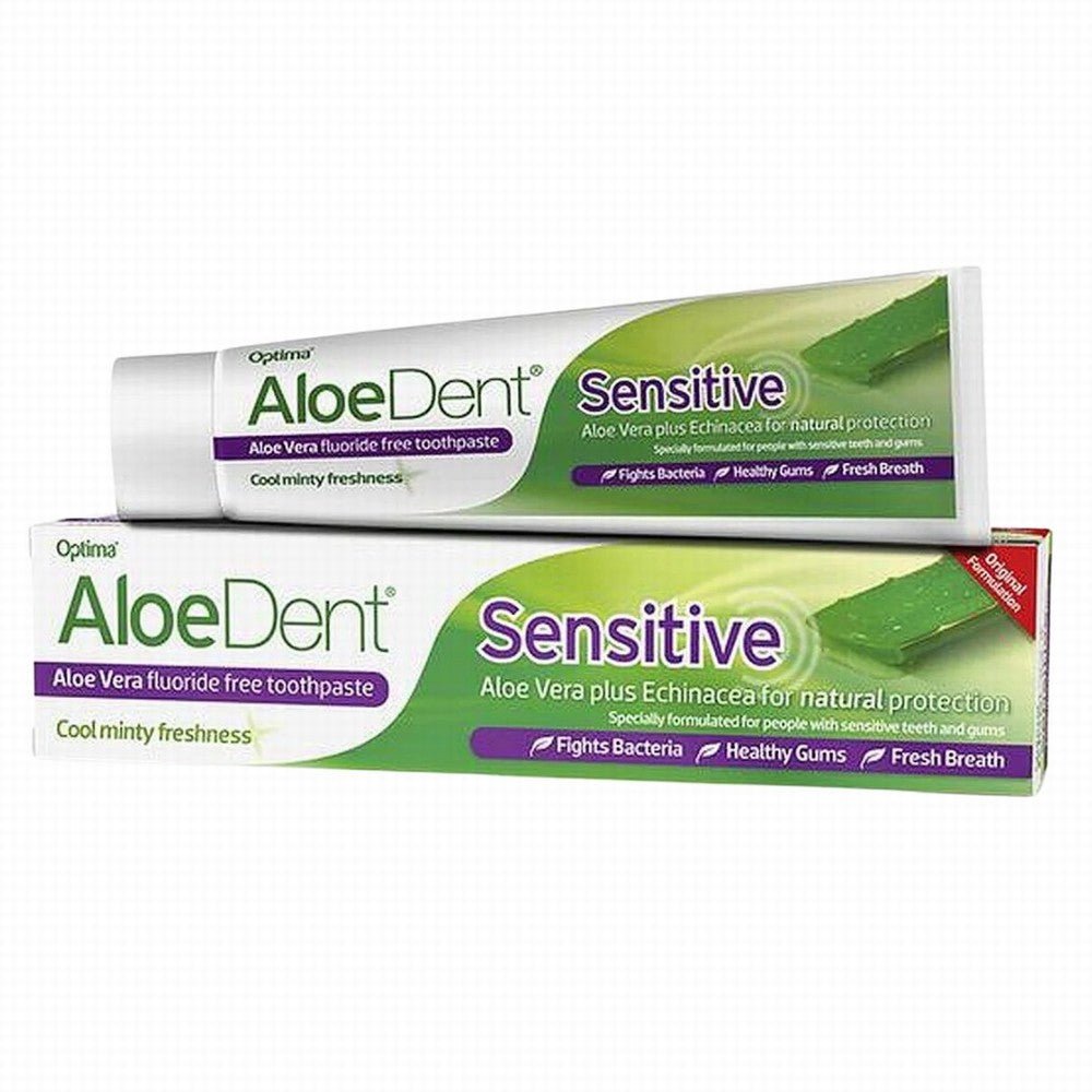 Aloe Dent Toothpaste Sensitive Fluoride Free 100ml
