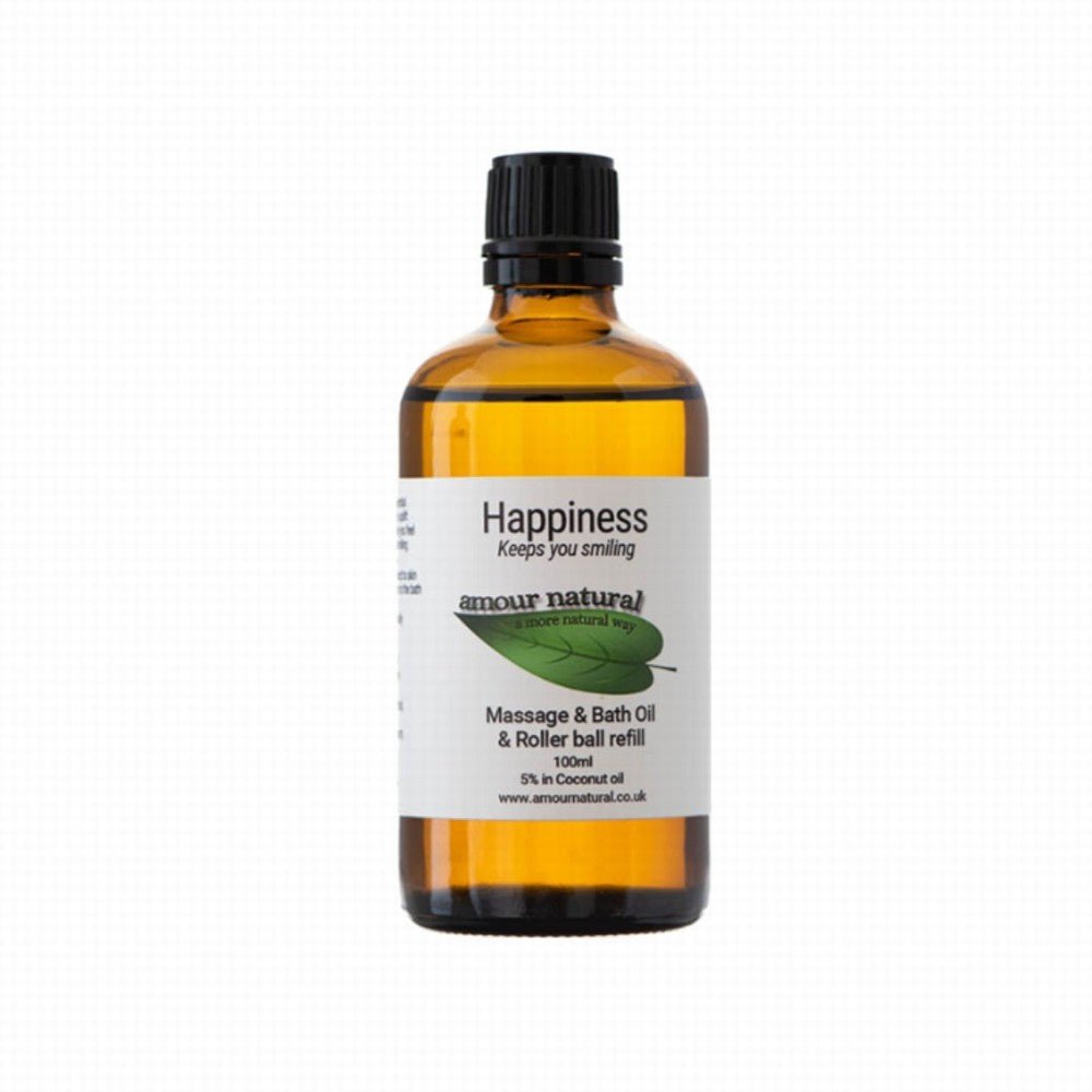 Amour Natural Happiness Massage/Bath Oil - Earthfare Supermarket - 5060337355858