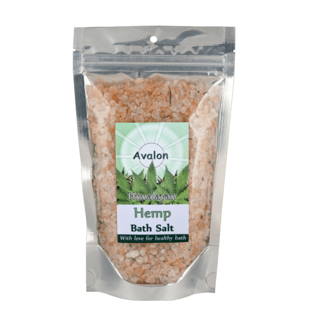 Avalon Himalayan Bath Salt Hemp 500g - Earthfare Supermarket - 8595200607828