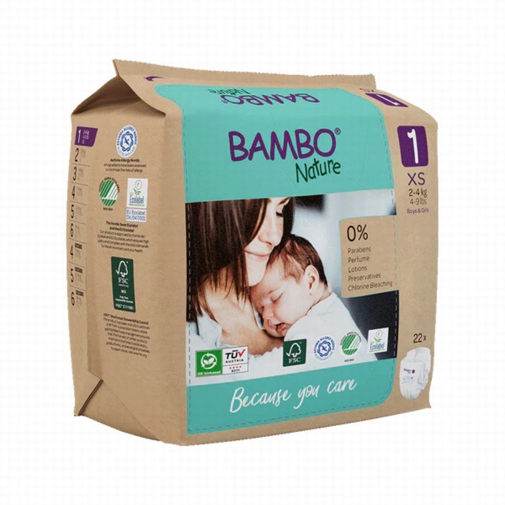 Bambo Nature Eco - Nappy Size 1 - Earthfare Supermarket - 5703538464980