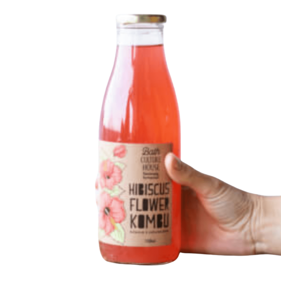 Bath Culture House Hibiscus Flower Kombucha 500Ml - Earthfare Supermarket - 5060725110168
