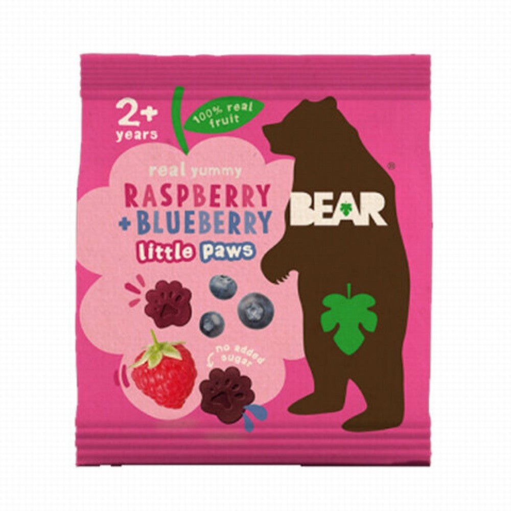 Bear Raspberry & Blueberry Paws - Earthfare Supermarket - 5060139431507