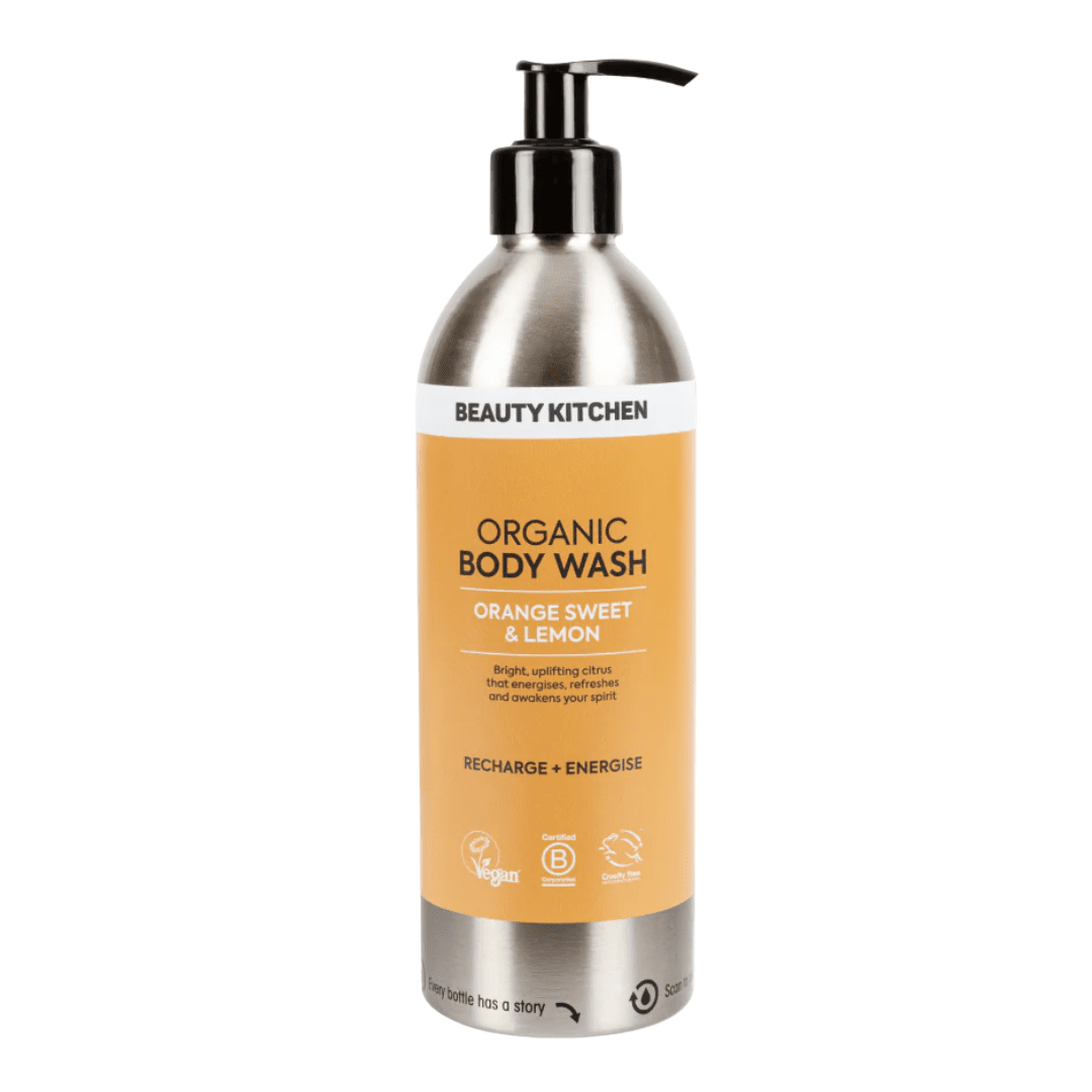Beauty Kitchen Organic Orange Sweet & Lemon Body Wash 500ML - Earthfare Supermarket - 5060410577405