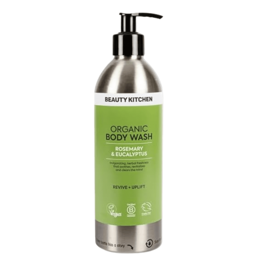 Beauty Kitchen Organic Rosemary & Eucalyptus Body Wash 500ML - Earthfare Supermarket - 5060410577399