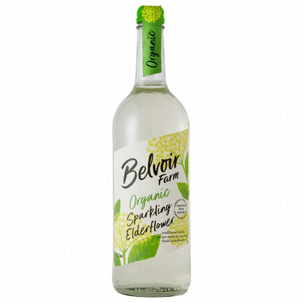 Belvoir Organic Elderflower Presse 75cl - Earthfare Supermarket - 5022019150113
