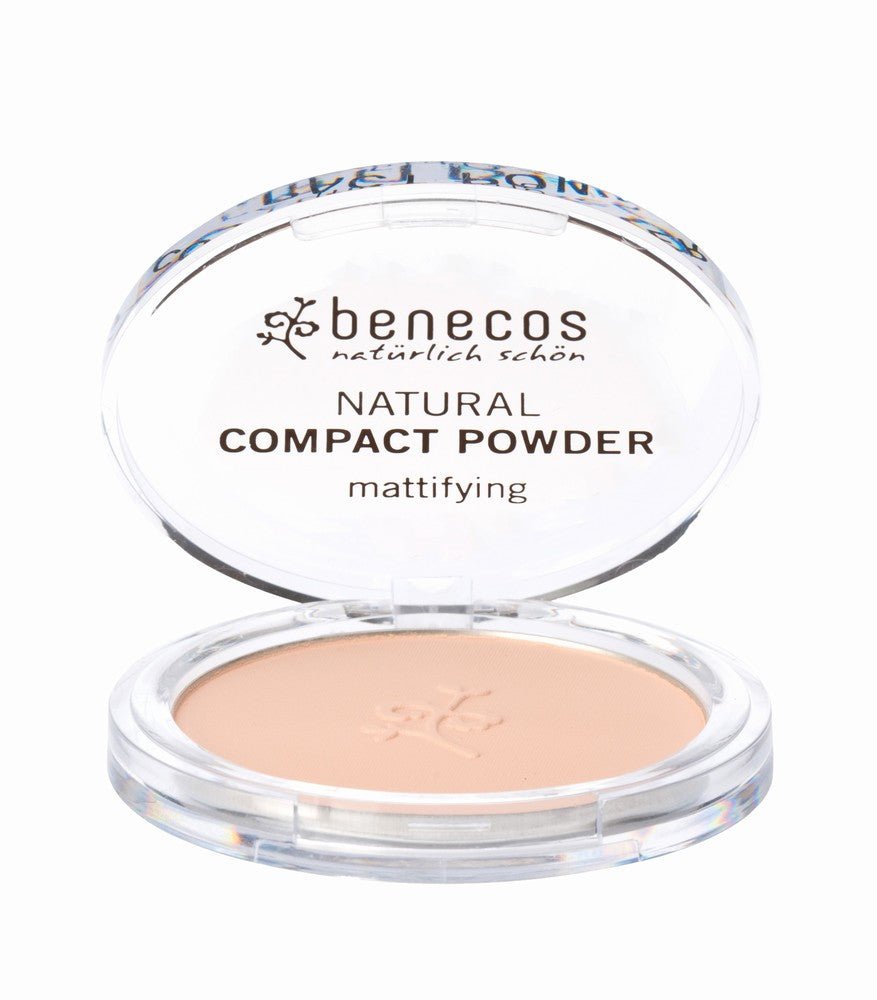 Benecos Compact Powder (Sand) - Earthfare Supermarket - 4260198091150