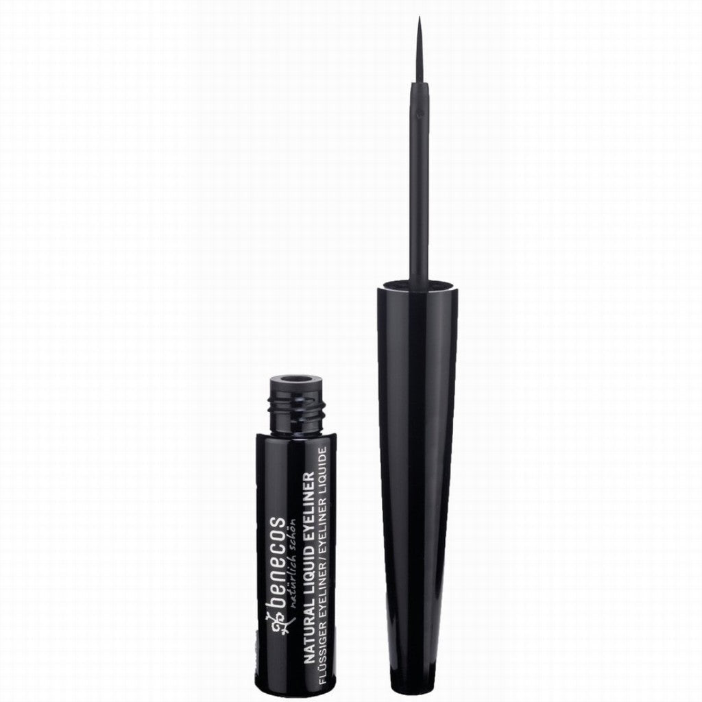 Benecos Natural Liquid Eyeliner (Black) - Earthfare Supermarket - 4260198090818