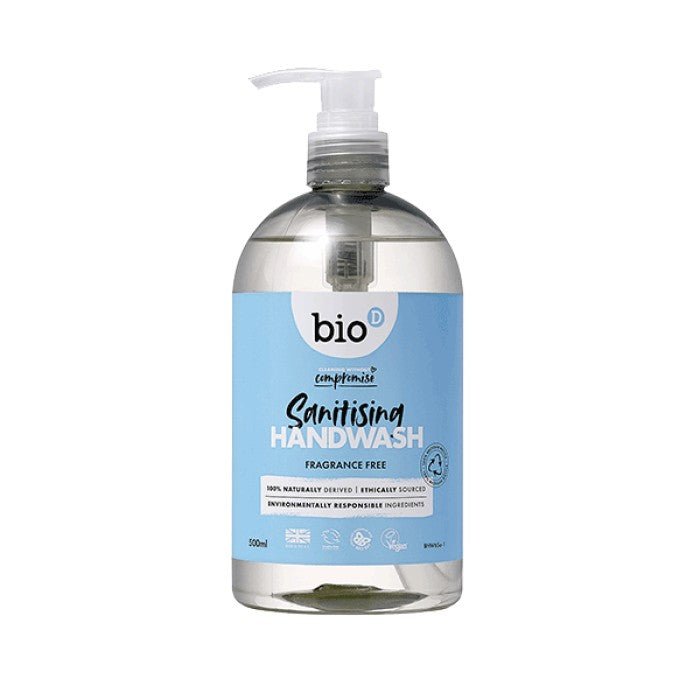 Bio - D Antibac Hand Wash Fragrance Free - Earthfare Supermarket - 5034938500016