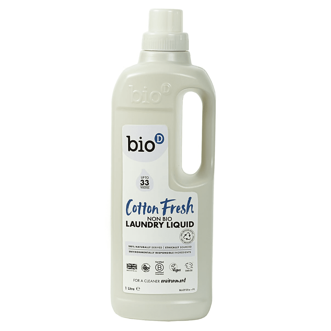 Bio - D Laundry Liquid Non Bio Cotton Fresh - Earthfare Supermarket - 5034938100445