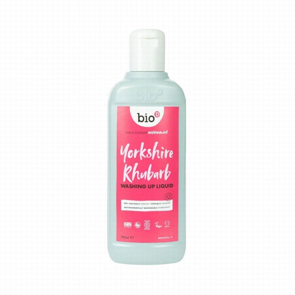 Bio - D Washing Up Liquid Rhubarb 750Ml - Earthfare Supermarket - 5034938100605