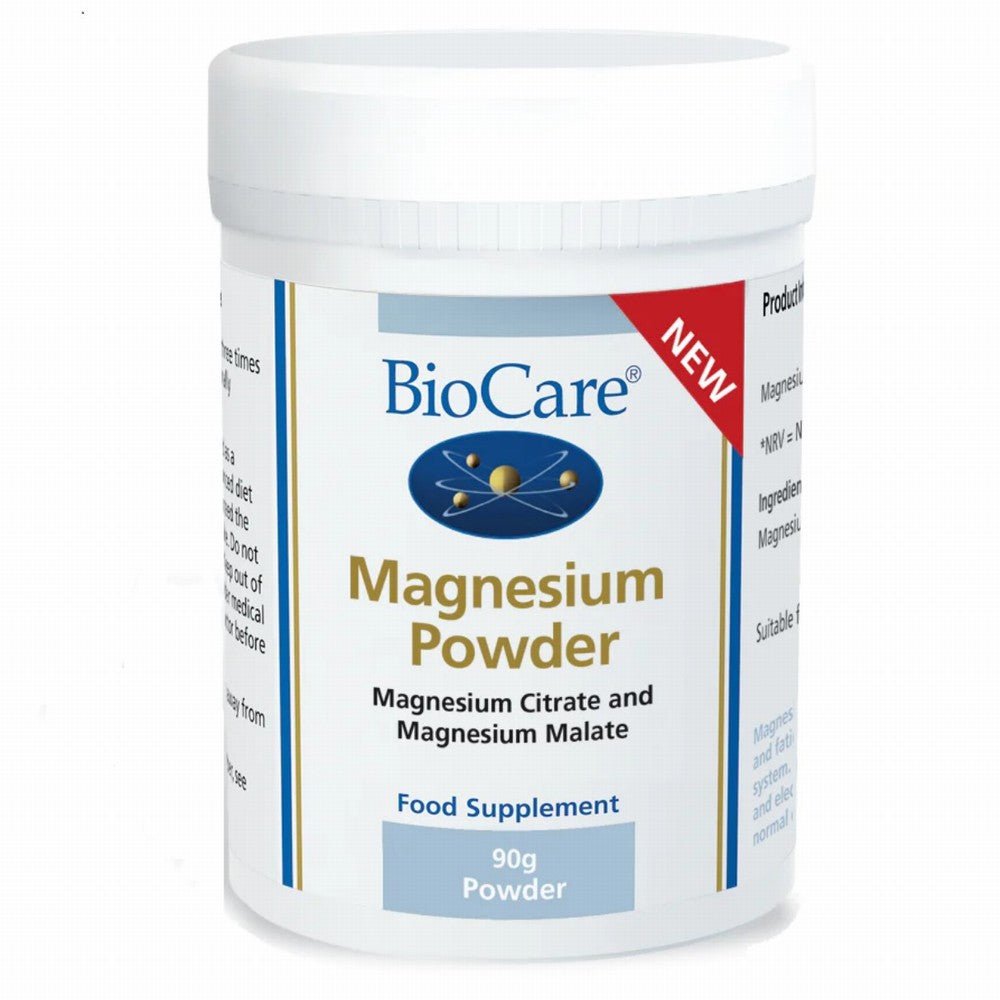BioCare Magnesium Powder Malate Citrate - Earthfare Supermarket - 5033290120900