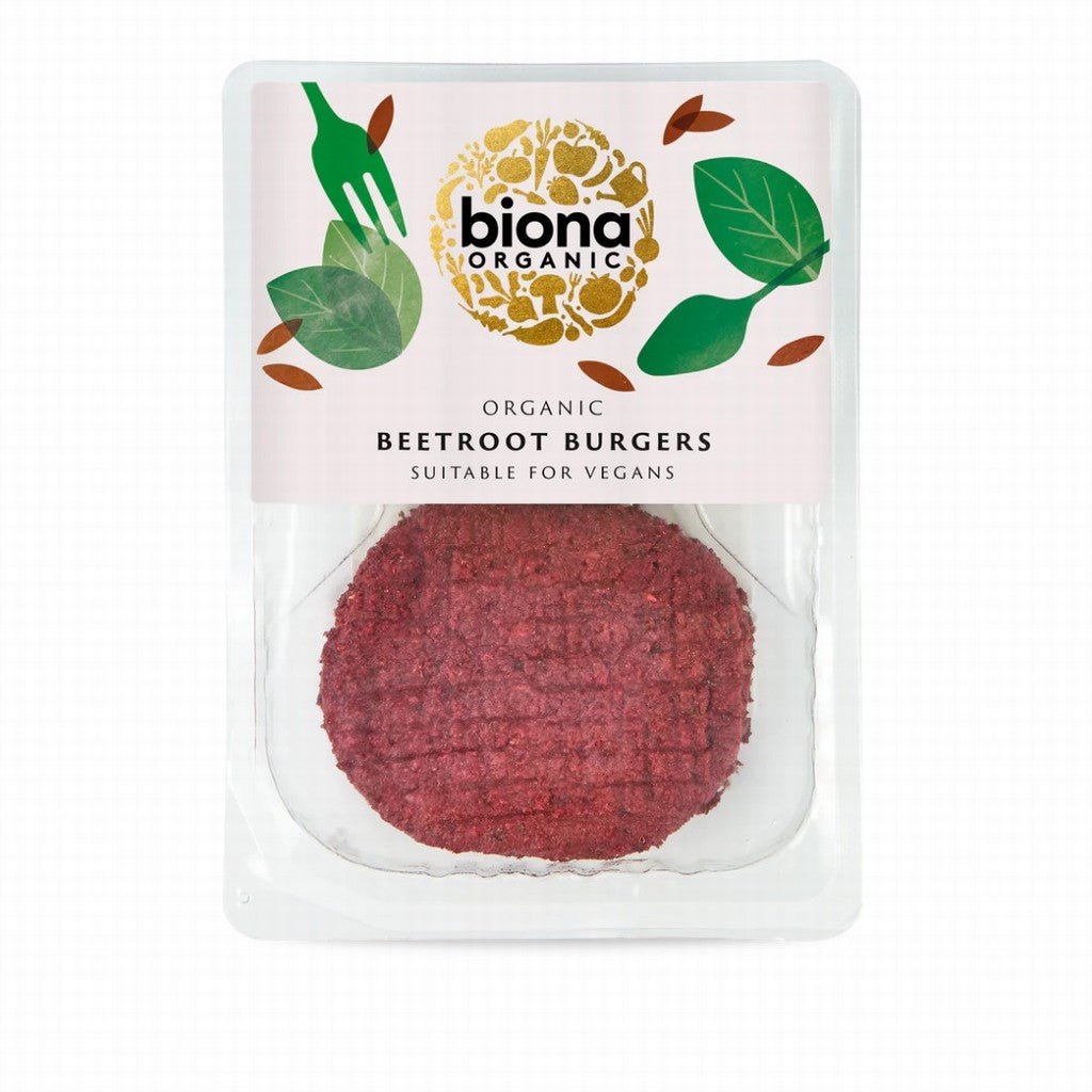 Biona Organic Beetroot Burgers 150G - Earthfare Supermarket - 5032722317871