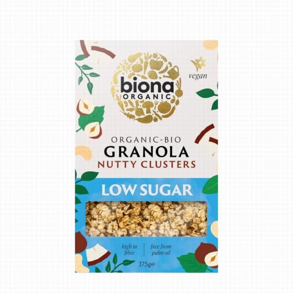 Biona Organic Granola Nutty Clusters - Earthfare Supermarket - 5032722319523