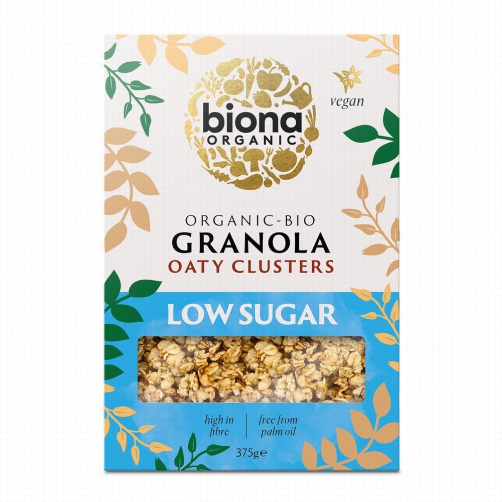 Biona Organic Granola Oaty Clusters - Earthfare Supermarket - 5032722319516