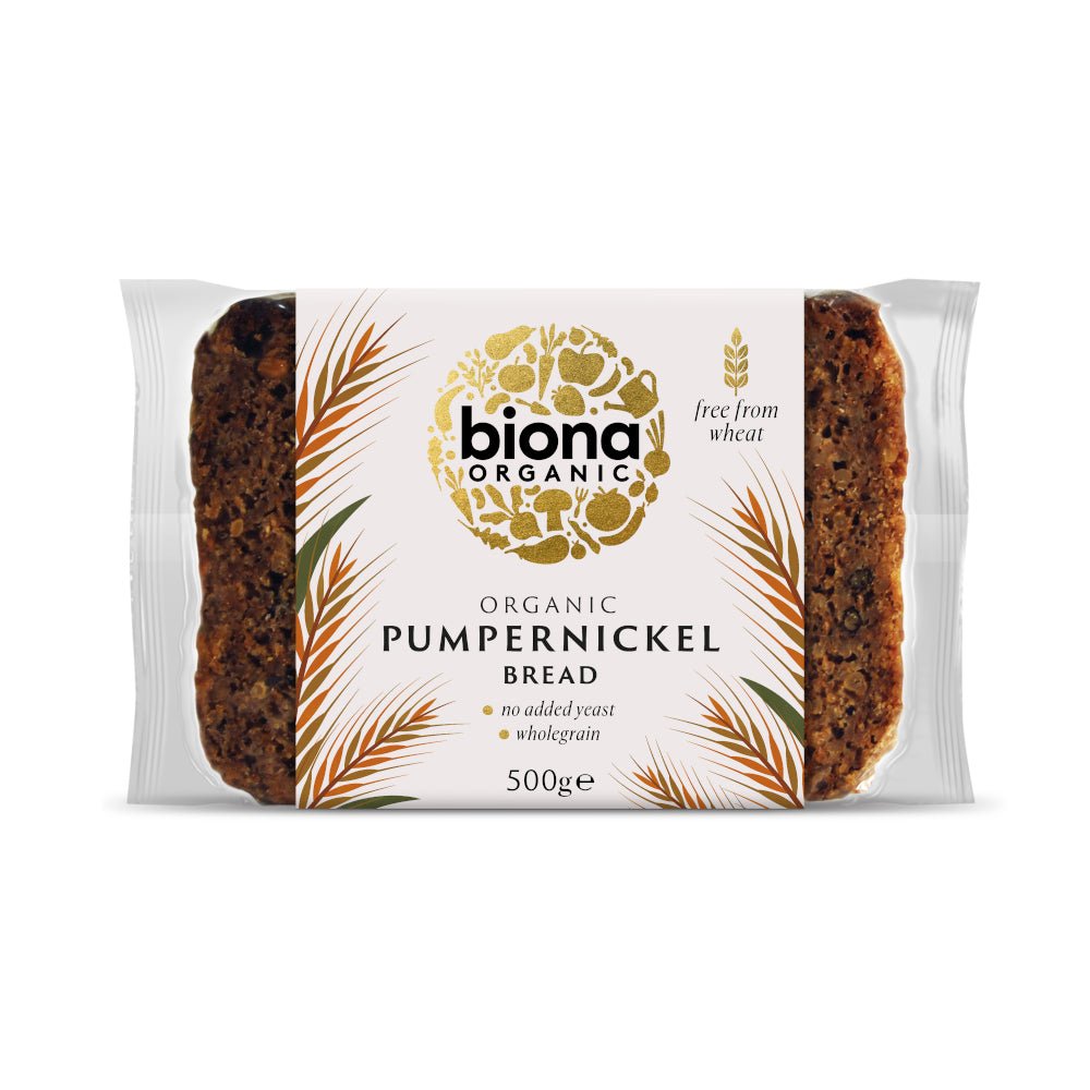 Biona Organic Pumpernickel Bread - Earthfare Supermarket - 5032722301252