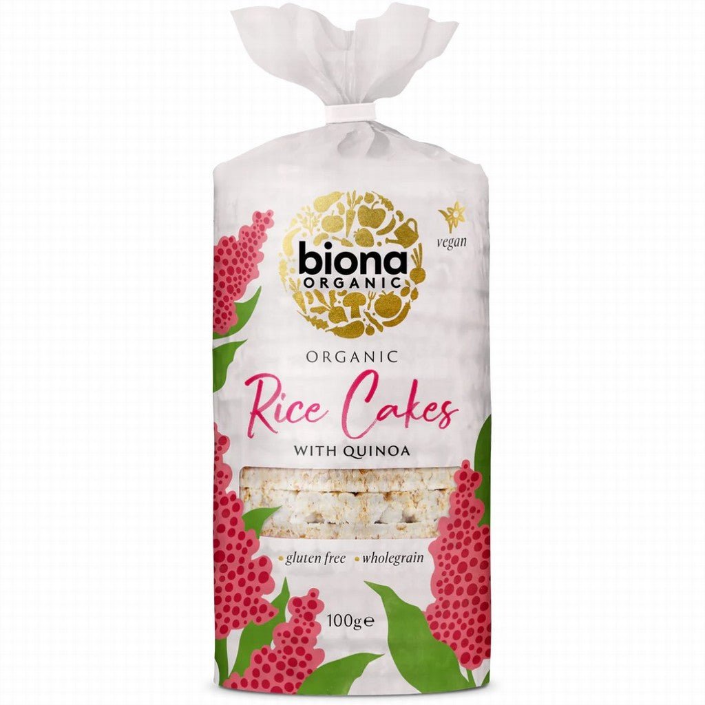 Biona Organic Rice Cakes With Quinoa - Earthfare Supermarket - 5032722300583