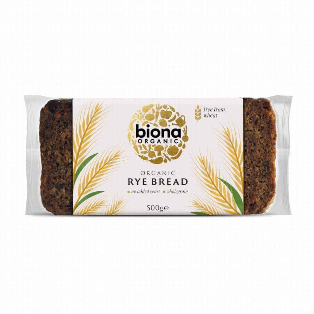 Biona Organic Rye Bread 500g - Earthfare Supermarket - 5032722301214