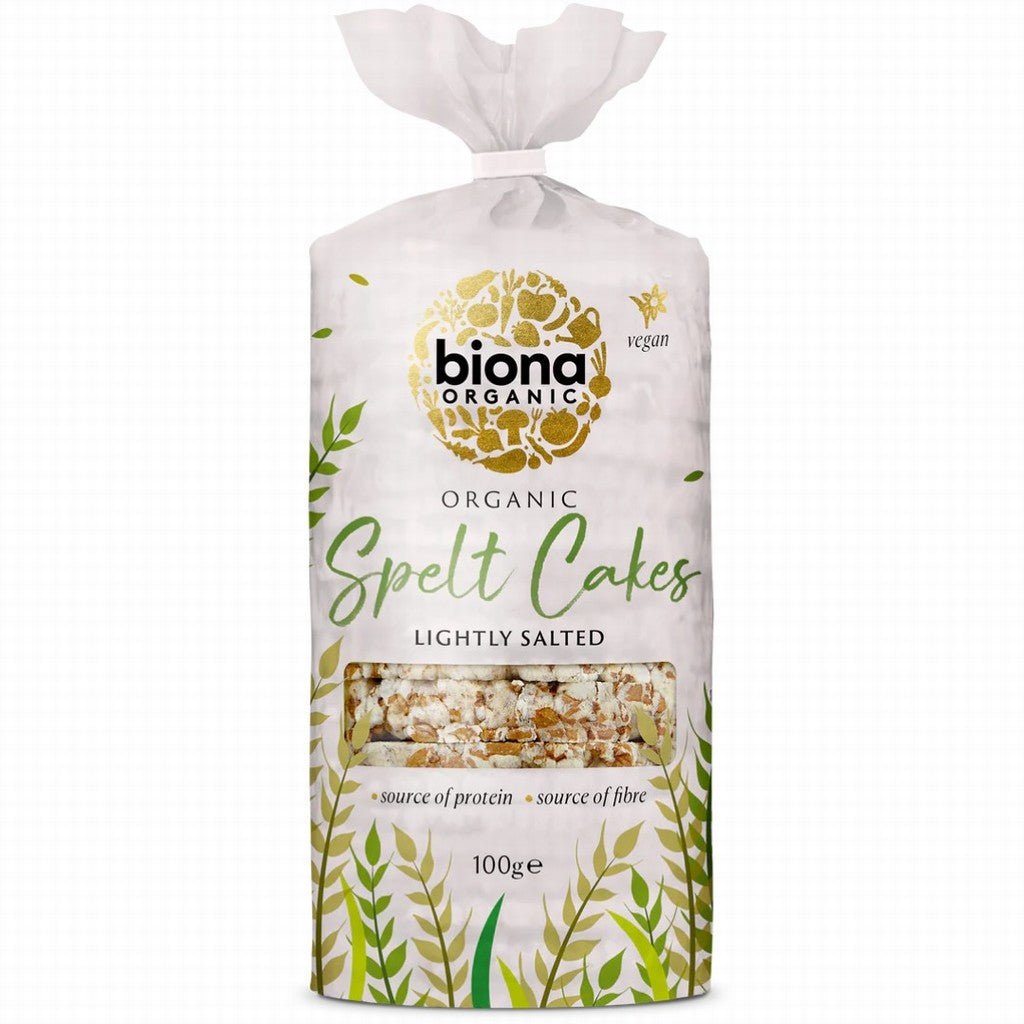 Biona Organic Spelt Cakes Lightly Salted 100g - Earthfare Supermarket - 5032722311480