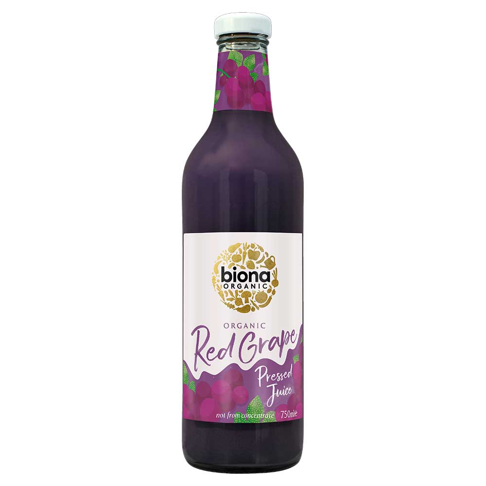 Biona Red Grape Juice 750Ml - Earthfare Supermarket - 5032722318342