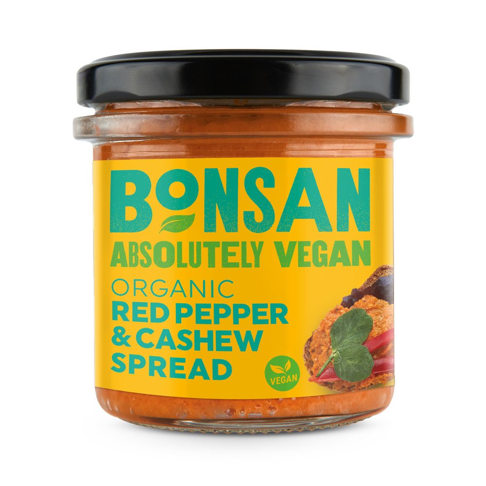 Bonsan Organic Red Pepper & Cashew Spread - Earthfare Supermarket - 5032722316591