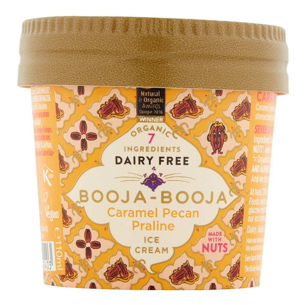 Booja Booja Caramel Pecan Praline 110Ml - Earthfare Supermarket - 5060002042403