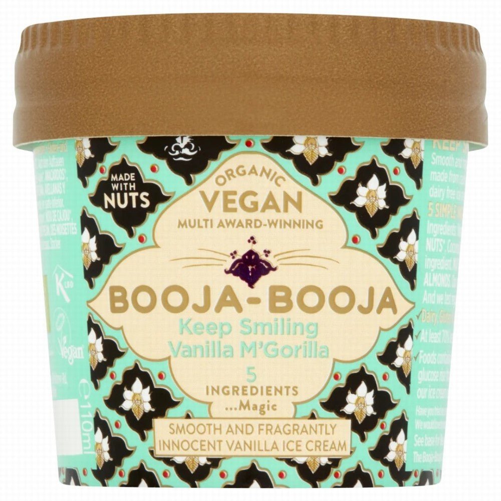Booja Booja Keep Smiling Vanilla M'Gorilla 110Ml - Earthfare Supermarket - 5060002041574