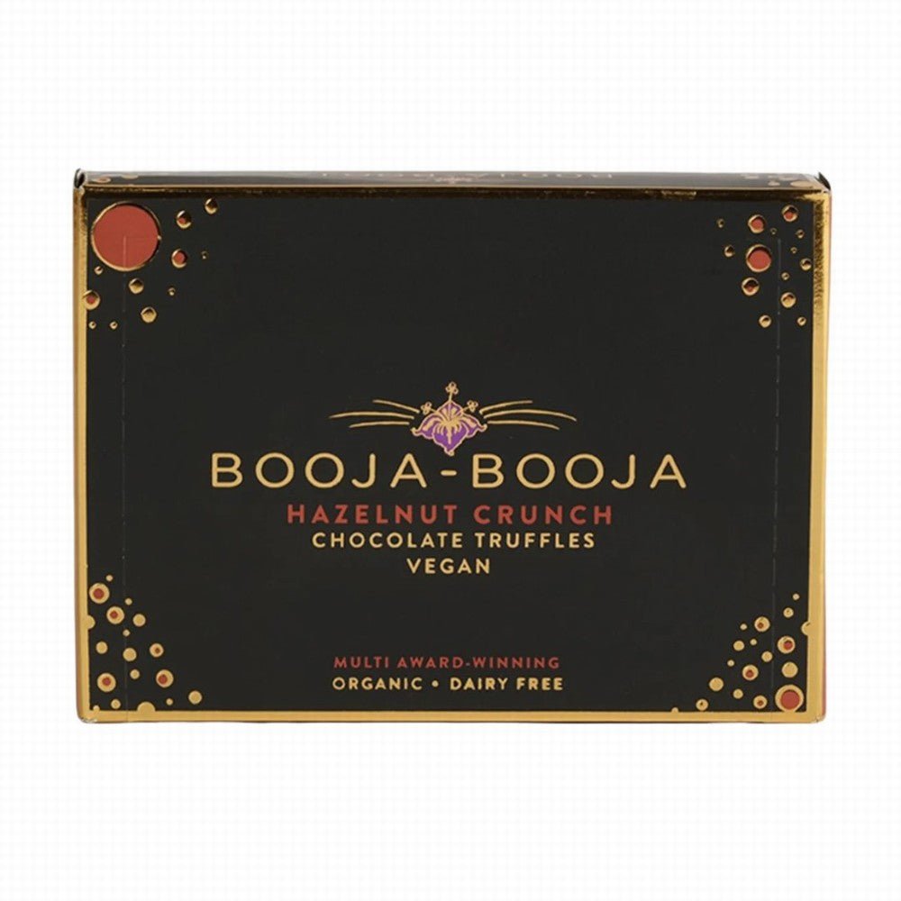 Booja Booja Organic Hazelnut Crunch Truffles 92G - Earthfare Supermarket - 5060002043165