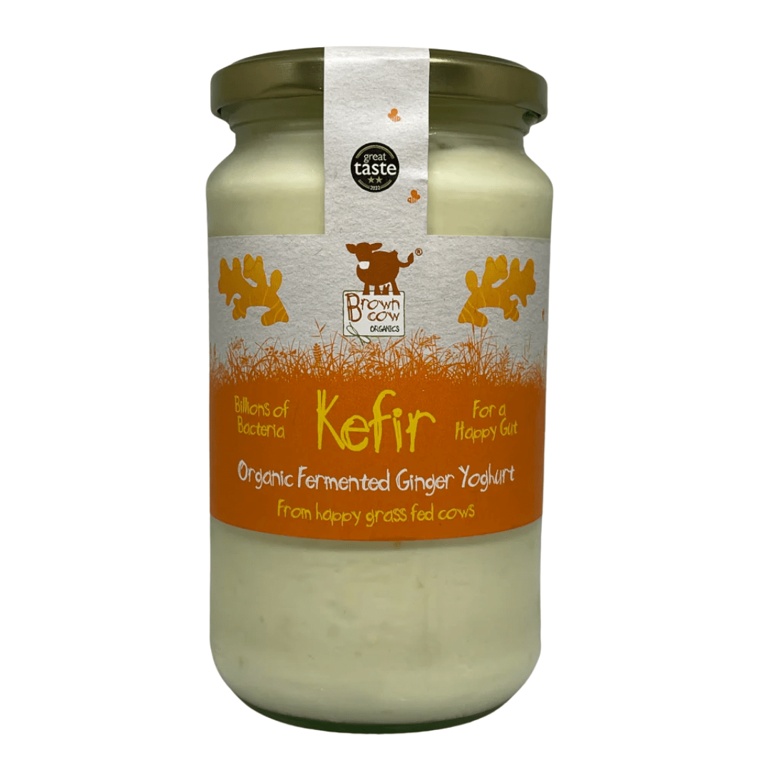 Brown Cow Kefir with Ginger 450g - Earthfare Supermarket - 5060145290488