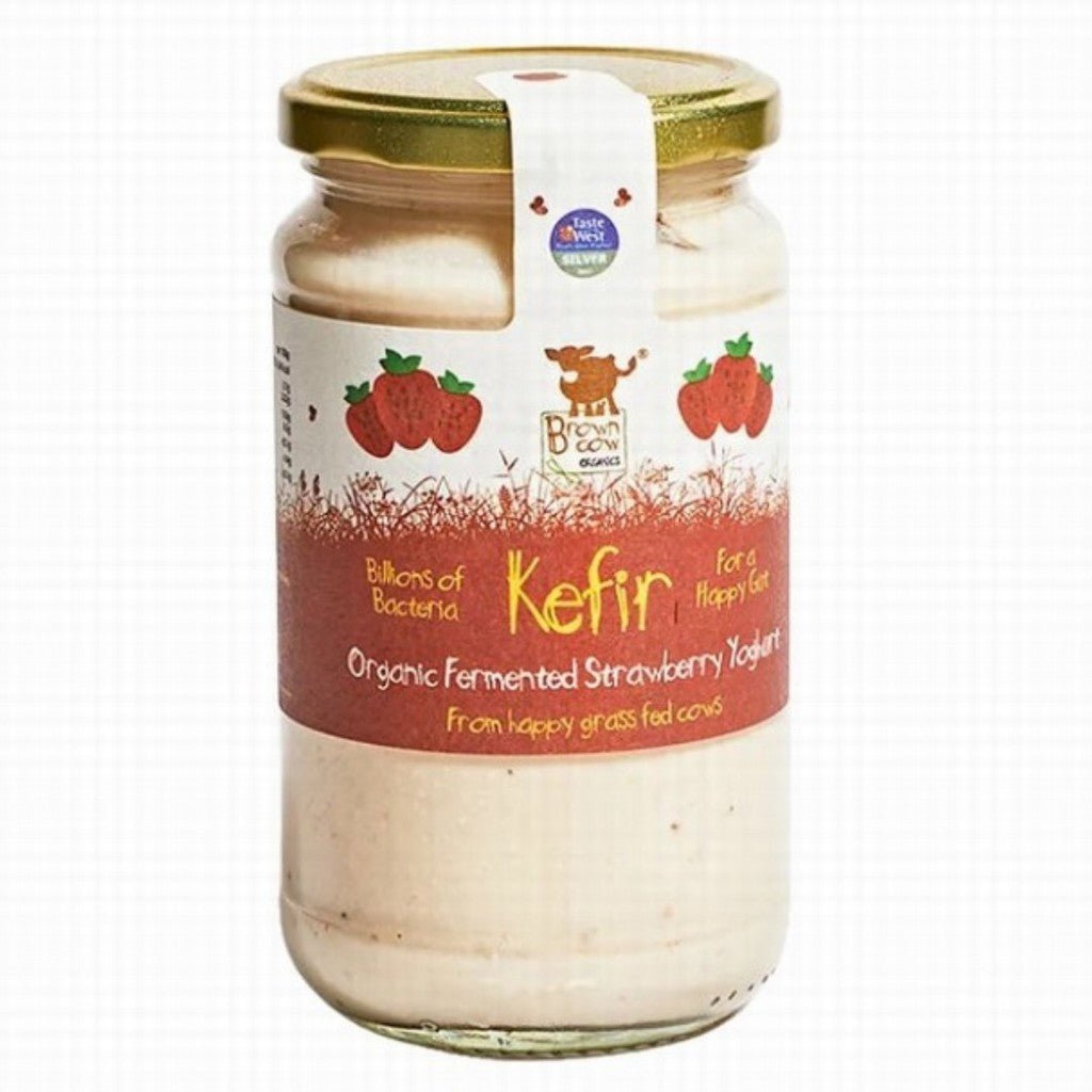 Brown Cow Kefir with Strawberry - Earthfare Supermarket - 5060145290471