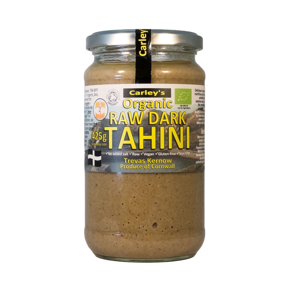 Carleys Organic Raw Dark Tahini 500G - Earthfare Supermarket - 5055052607009