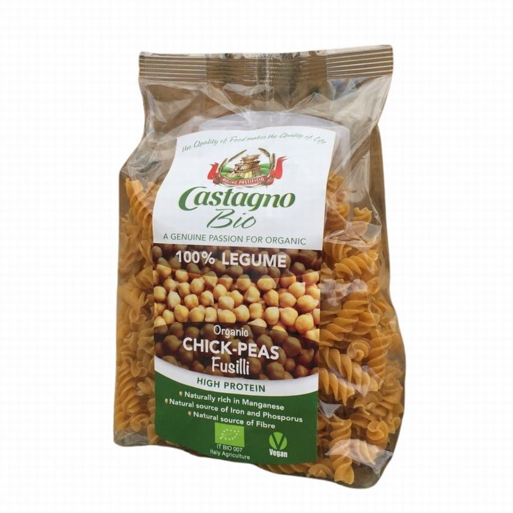 Castagno Organic Chickpea Fusilli - Earthfare Supermarket - 8013885051786