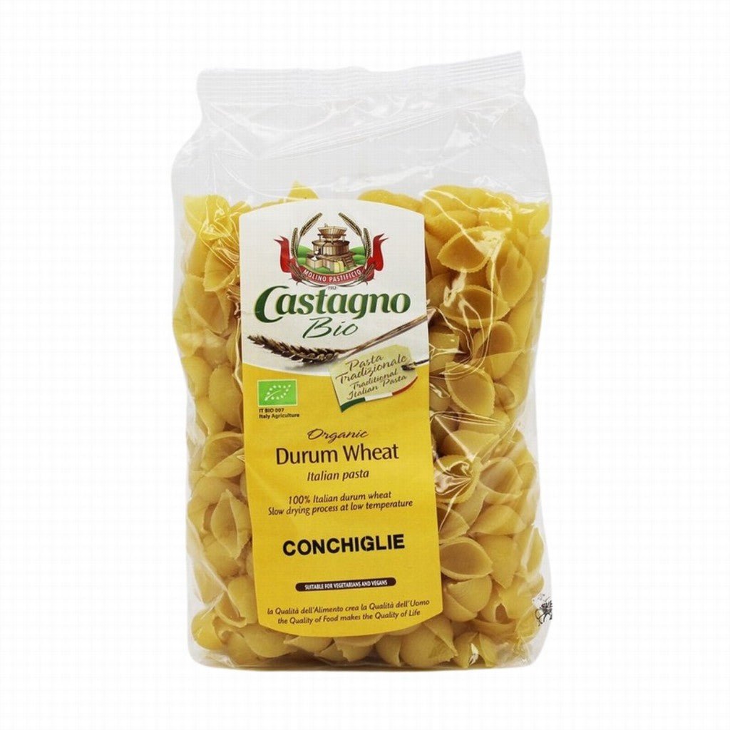 Castagno Organic Durum Wheat Conchiglie - Earthfare Supermarket - 8013885010264