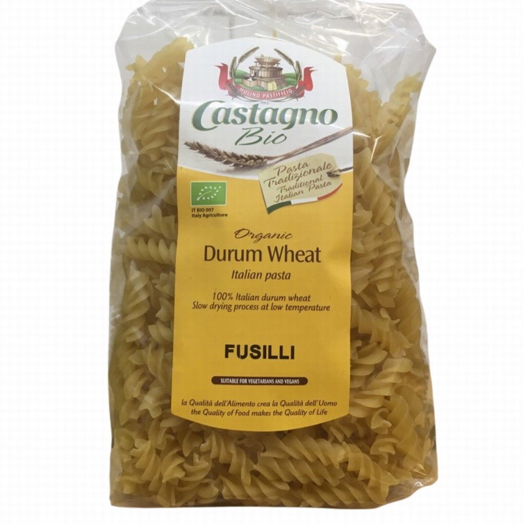Castagno Organic Durum Wheat Fusilli 500g - Earthfare Supermarket - 8013885010011