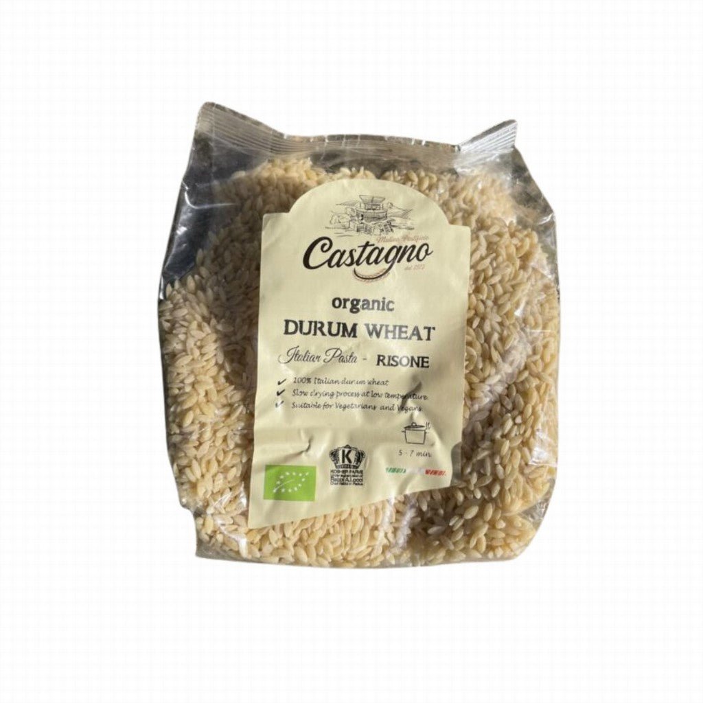 Castagno Organic Durum Wheat Risone - Earthfare Supermarket - 8013885030217