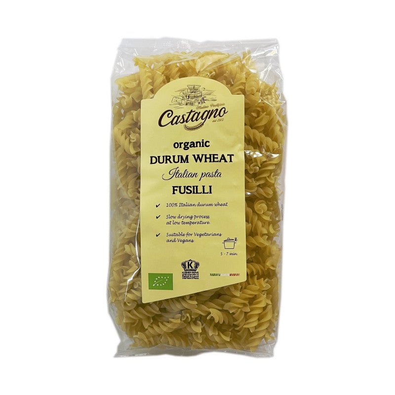Castagno Organic Whole Durum Wheat Fusilli 500g - Earthfare Supermarket - 8013885030019