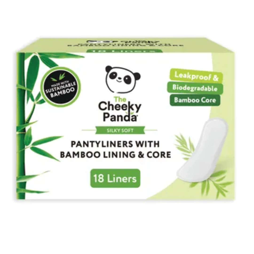 Cheeky Panda Biodegradable Bamboo Pantyliners 18 - Earthfare Supermarket - 5060561631513