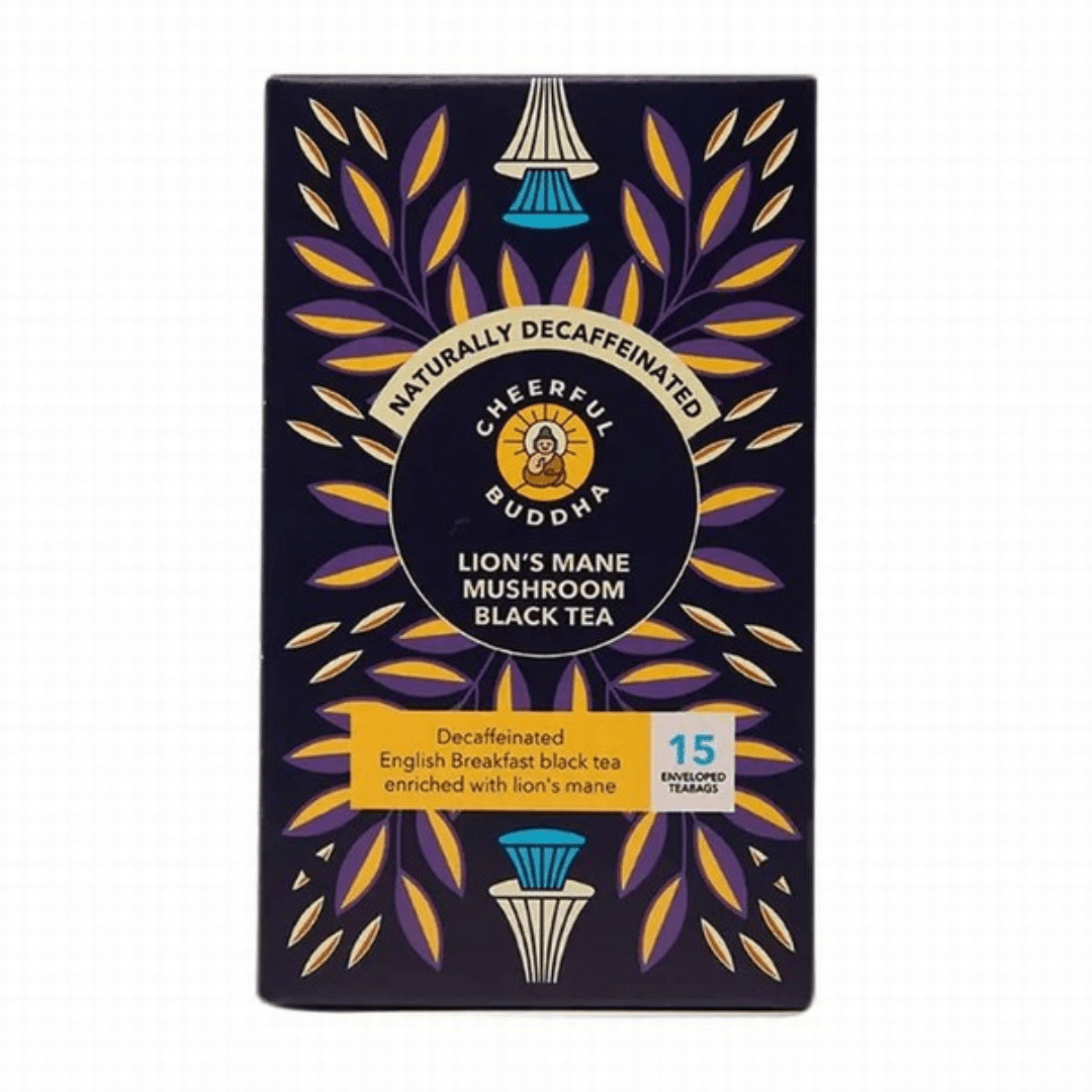 Cheerful Buddha Lion's Mane Black Tea Decaff - Earthfare Supermarket - 796548596876