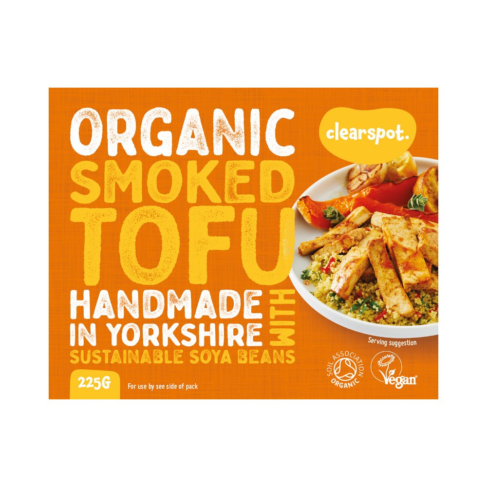 Clearspot Organic Smoked Tofu 225g - Earthfare Supermarket - 5034467000063