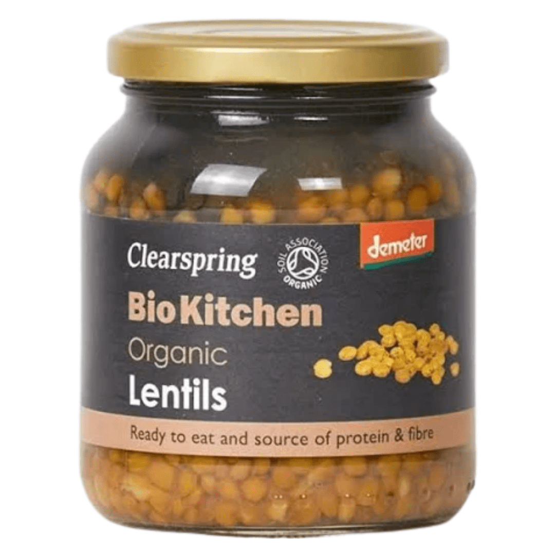 Clearspring Organic Lentils Jar - Earthfare Supermarket - 5021554989561