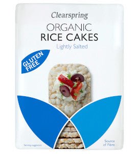 Clearspring Organic Rice Cakes Lightly Salted - Earthfare Supermarket - 5021554000310