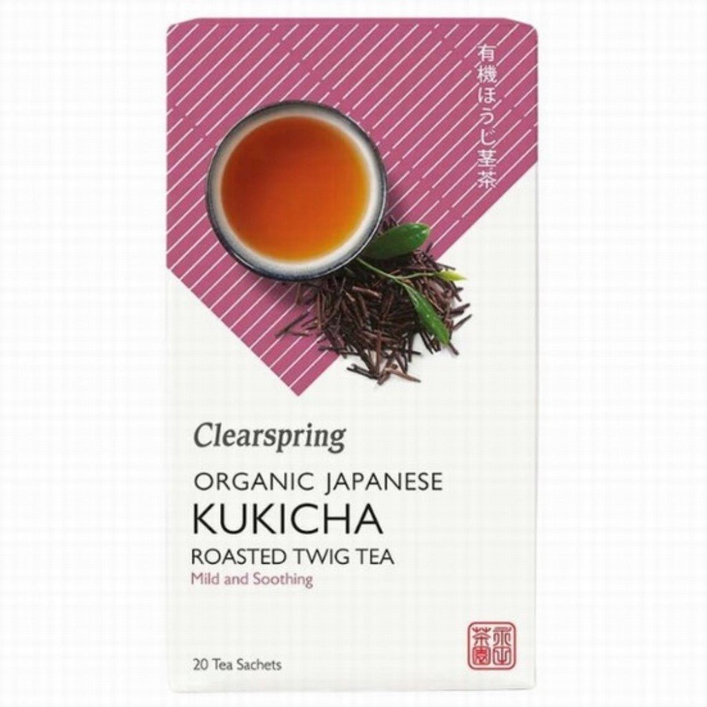 Clearspring Organic Roasted Twig Tea Kukicha - Earthfare Supermarket - 5021554001676