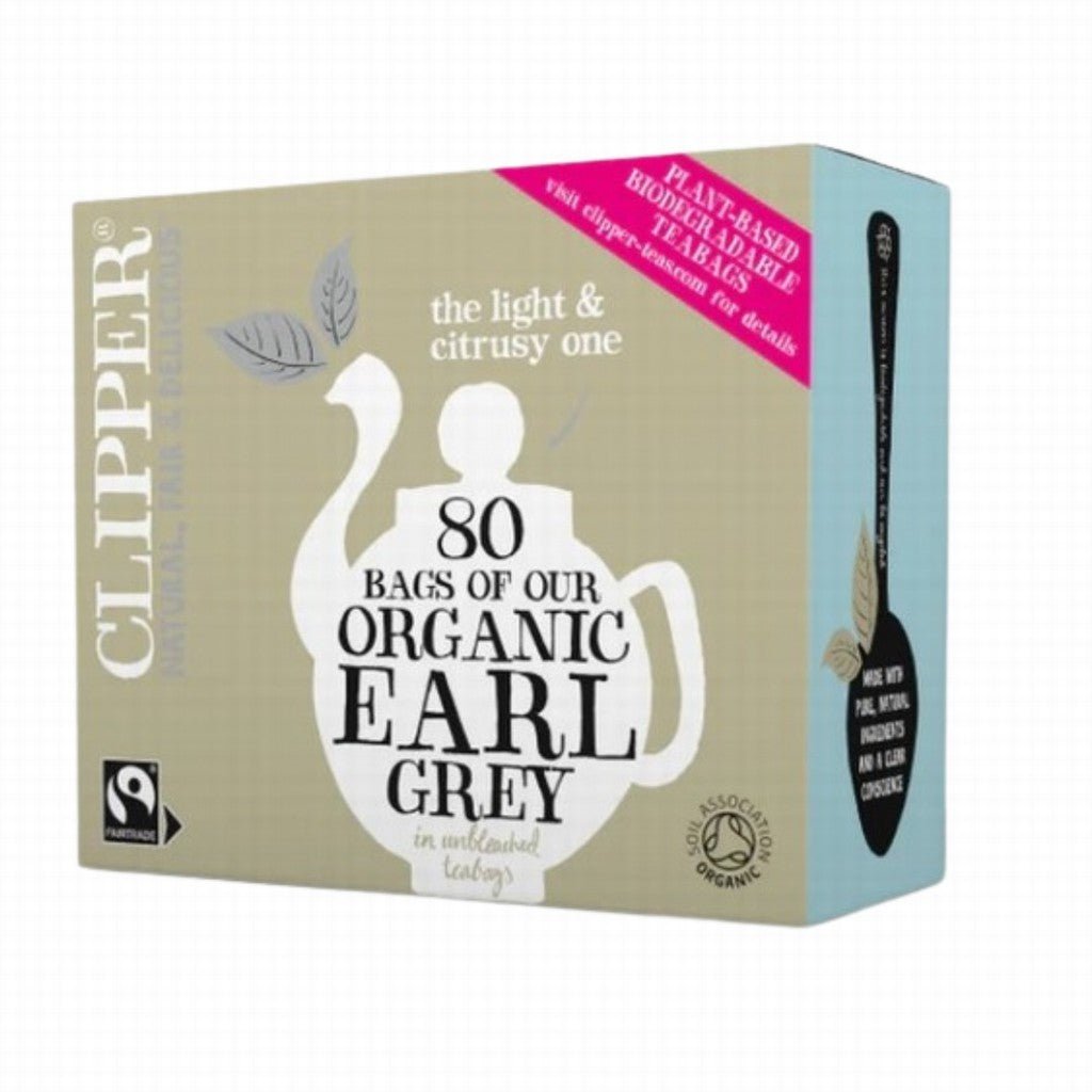 Clipper Organic Earl Grey 80 Bags - Earthfare Supermarket - 5021991938542