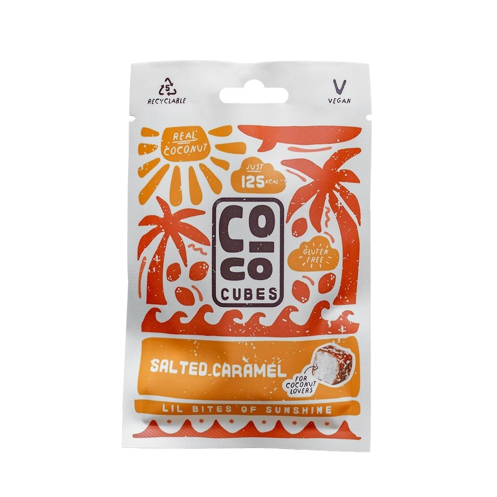 Coco Cubes Salted Caramel Coconut Snack - Earthfare Supermarket - 5065021992036