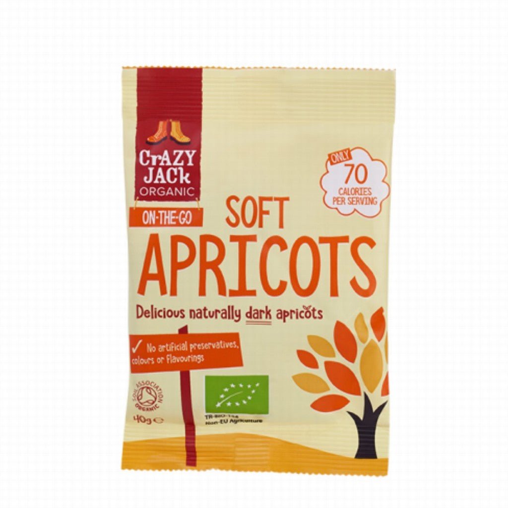 Crazy Jack Apricots On The Go - Earthfare Supermarket - 5012246005355