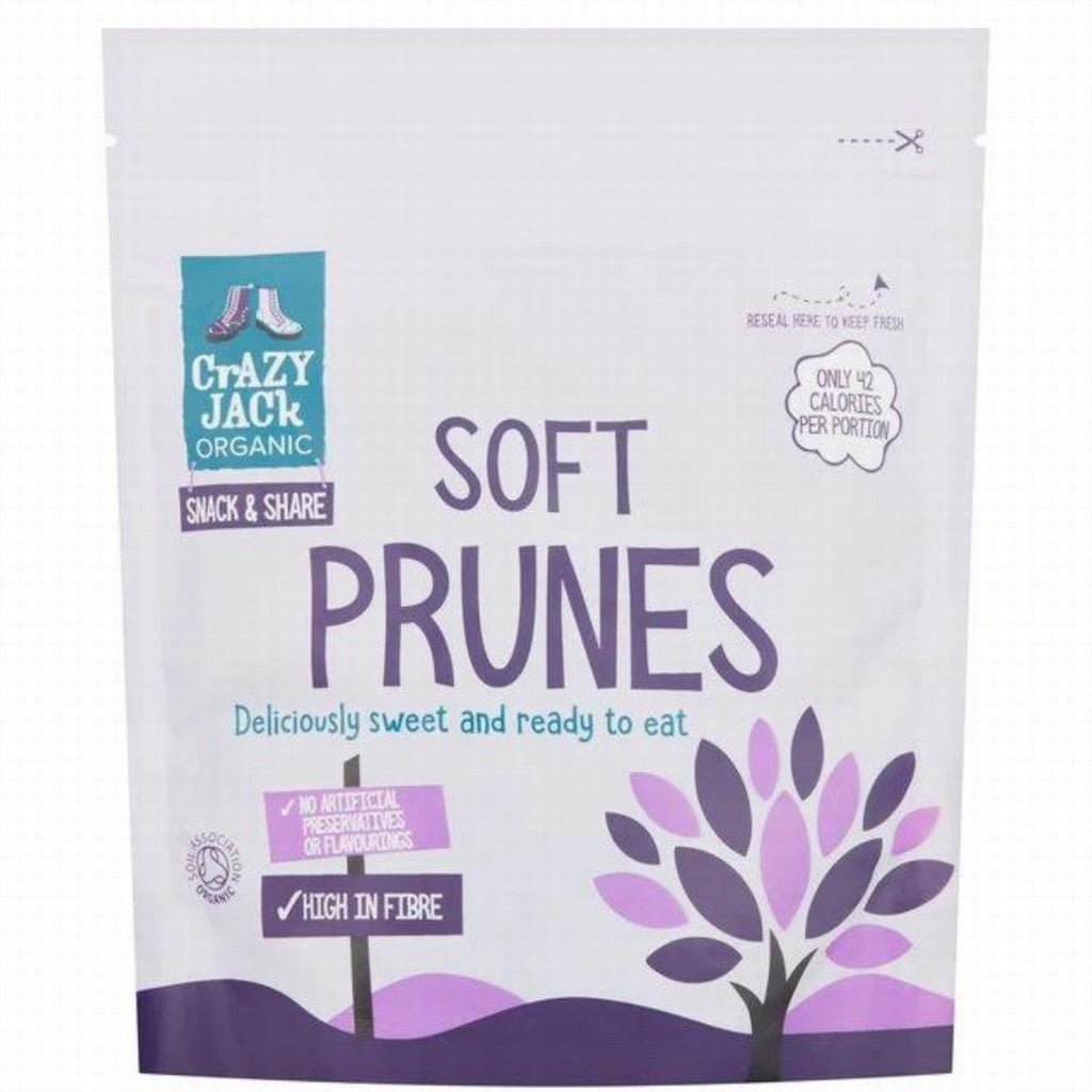 Crazy Jack Organic Soft Dried Prunes - Earthfare Supermarket - 5012246006475