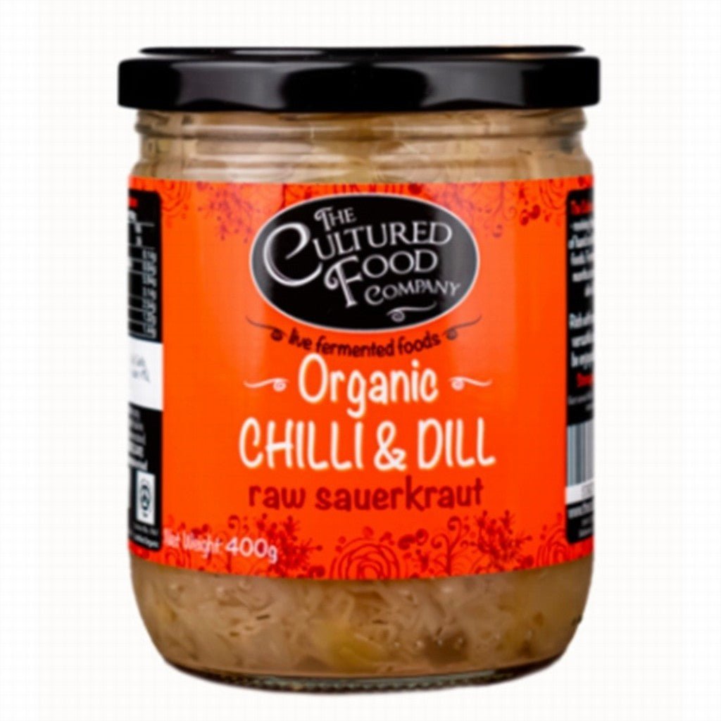 Cultured Food Chilli Dill Raw Sauerkraut - Earthfare Supermarket - 5392000096271